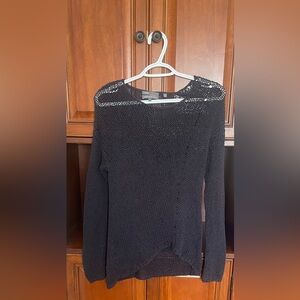 Vince Hand Knitted Long Sleeve Blouse